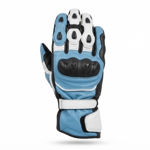 Gants en cuir véritable de qualité supérieure, protection des mains, gants en cuir pour moto, gants de moto pour pilotes, protection antidérapante - Product Image 2
