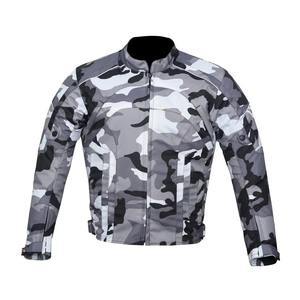 Veste de moto camouflage pour homme, manches longues, coupe-vent, imprimée, en polyester, pour toutes les saisons - Product Image 3