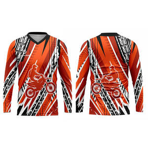 เสื้อเจอร์ซีย์แข่ง BMX แบบสั่งทำฟรี พิมพ์ลายดิจิตอล แขนยาว เสื้อมอเตอร์ครอส ชุดมอเตอร์ครอส - Product Image 3