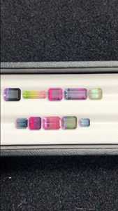 Lote de turmalina natural, cristales sueltos de colores mixtos para la fabricación de joyas y colección, venta al por mayor. - Product Image 3