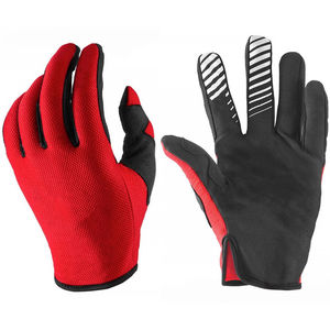 Gants de motocross respirants et antidérapants à doigts entiers, design personnalisé, pour motards, avec sangle de poignet réglable, pour l'extérieur - Product Image 1