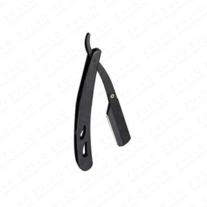 Professional Stainless Steel Straight Barber <b>Razor</b> Folding Wooden Handle Shaving Tool OEM Manufacturer - Product Image 2
