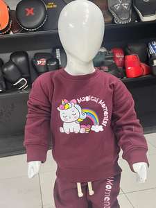 Conjuntos Deportivos Unisex de la Mejor Calidad para Niños, con Logotipo Personalizado, Corte Holgado Regular, Franja Blanca, Spandex, Poliéster, Traje Deportivo para Hombres, Mujeres y Niños - Product Image 4