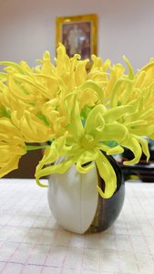ดอกไม้ดินเหนียวจำลองรูปดอกกระดังงา งานฝีมือไทยทำมือ สำหรับตกแต่ง - Product Image 4