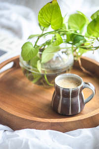 Round Polished Natural Wood Storage <b>Tray</b> Manufacturer New Design Handcrafted Wooden Table Top Storage <b>Tray</b> - Product Image 2