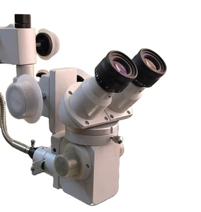 Microscope binoculaire ophtalmique portatif de source lumineuse d'halogène de LED avec la conception de Drawtube pour des laboratoires de chirurgie de cataracte - Product Image 1