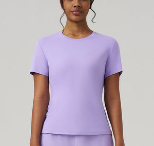 Wholesale Long Sleeve Sport Sweat Fitness <b>T</b>-<b>shirts</b> Plain <b>Thermal</b> Cycling <b>Womens</b> Yoga <b>Shirt</b> - Product Image 1