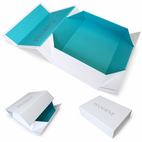 Caja de Regalo Plegable de Cartón Rígido Blanco Mate con Cierre Magnético, para Graduación, Educación Escolar, Kit de Planificación, Precio de Fábrica