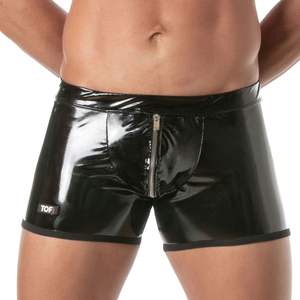 Tanga de Cuero Rojo para Hombre, Ropa Interior Sexy, Ajustada, Cómoda, Suave y Transpirable, Estilo Fetiche para Club - Product Image 6