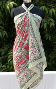 Pareos de Playa con Estampado Floral, 100% Rayón, Personalizados, Suaves, para Mujer, Venta al Por Mayor - Product Image 3