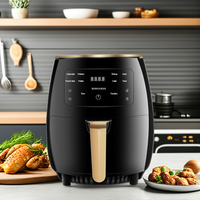 Friteuse électrique de grande capacité, 6L, standard européen, multifonctionnelle, sans fumée