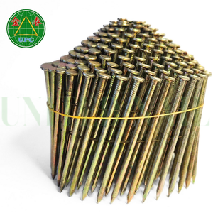 ตะปูม้วนชุบสังกะสีแบบหนาพิเศษ ขนาด 3 นิ้ว x 0.120 มม. จำนวน 4500 ชิ้น หัวเรียบ 15 องศา แบบเกลียว ผลิตในเวียดนาม หัวลายตาราง - Product Image 1