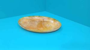 Plato de Ensalada de Resina Ecológica de Lujo con Patrón de Remolino Acuático, Textura de Mármol Gris Pulido, para Hogar, Hotel, Buffet, Fiestas, Exhibición de Frutas - Product Image 6
