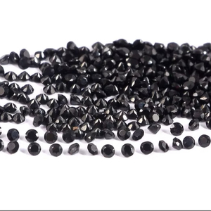 พลอยสปิเนลสีดำทรงกลมขนาด 2 มม. แบบเจียระไน จำหน่ายพลอยจำนวนมาก ราคาโรงงาน คุณภาพดีสำหรับทำเครื่องประดับ ขายส่ง - Product Image 1