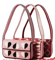 Sac à bandoulière tendance 2026 pour femme, broderie main perles et rocailles, idéal pour fêtes, mariages, cadeaux de luxe, décoratif et polyvalent