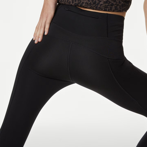 Leggings Capri de Cintura Alta, Elegantes y Modernos, Hechos a Medida, de Alta Calidad para Mujer, Diseño Único en Existencia, para Yoga, Servicio OEM - Product Image 4