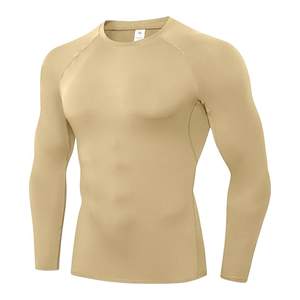 Custom Short Sleeve Rash Guard Polyester Nylon Breathable Quick Dry <b>Compression</b> <b>Shirt</b> <b>for</b> MMA BJJ Gym Surfing OEM - Product Image 3