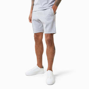 Conjunto deportivo de verano de algodón para hombre, ropa deportiva informal, pantalones cortos de 2 piezas, transpirables, camiseta y pantalones cortos para hombre - Product Image 4