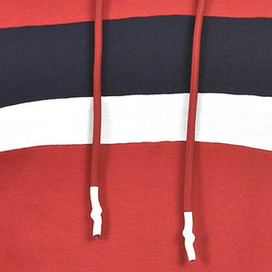 เสื้อฮู้ดผู้ชายสีแดงลายทาง ทรงปกติ สวมใส่สบาย ผ้าฝ้ายถักแบบเรียบง่าย สไตล์วินเทจ เหมาะสำหรับใส่ในฤดูใบไม้ร่วง - Product Image 6