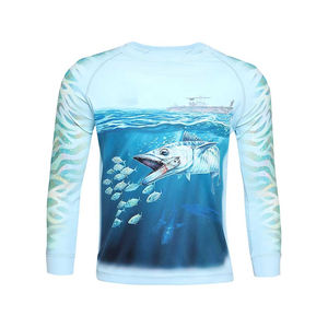 Camisetas de Pesca de Manga Larga para Hombre, 2026, Nuevas, Personalizadas, Vintage, Antibacterianas, Transpirables, de Secado Rápido, 50% Poliéster - Product Image 1