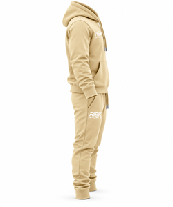 Ensemble de survêtement kaki évasé pour homme, sweat à capuche et pantalon de jogging, logo personnalisé, streetwear décontracté d'hiver - Product Image 2