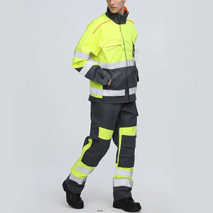 Industrial Workwear With Reflective Details Visible Suit <b>Long</b> <b>Sleeve</b> Durable Fabric Custom Design Factory Supply Safety Suit - Product Image 2