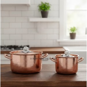 Casserole et poêle à frire de style marocain, design européen, en acier inoxydable poli, écologique, pour la cuisine et la décoration de table - Product Image 3