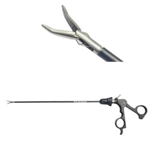 Instruments de laparoscopie : Pince dissectrice incurvée Maryland 5 mm x 330 mm, ensemble d'instruments chirurgicaux réutilisables - Product Image 1