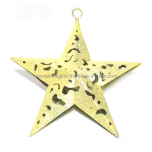 Adornos modernos para árboles de Navidad, fábrica, precios al por mayor, colgantes rectangulares de hierro para decoración del hogar - Product Image 6