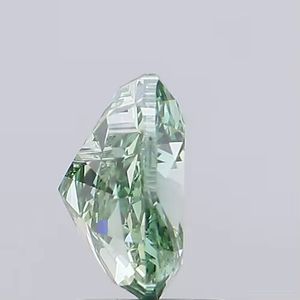 Diamant vert de 5 carats cultivé en laboratoire, taille cœur, clarté VVS2, couleur verte fantaisie, diamant non monté - Product Image 6