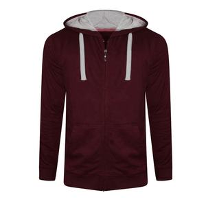 Sweat à capuche oversize en coton uni de luxe 380 500 Gsm avec fermeture éclair 1/2, personnalisable, streetwear pour homme, sweat à capuche lourd pour homme - Product Image 2