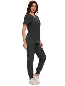 Conjunto de Uniforme Médico para Hombre, Ropa de Trabajo Elástica, Tela Oxford, Color y Logotipo Personalizables - Product Image 5