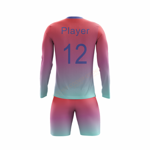 Camiseta de Fútbol Corta Personalizada al por Mayor de Fábrica, Sublimada, Transpirable, que Absorbe la Humedad, Uniformes de Entrenamiento Profesionales - Product Image 2