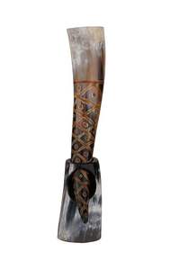 Nouveauté : Corne à boire Viking en corne de buffle / Corne à boire Viking / Corne à boire en agate avec support en corne, qualité supérieure - Product Image 2