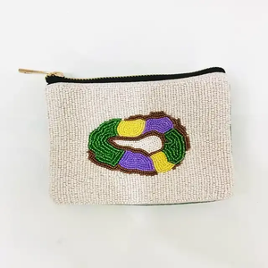 Elegant Handmade Beaded Coin Pouch Premium Designer Change Purse for Women At <b>Cheap</b> Price - Product Image 4