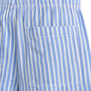 Pantalon décontracté pour homme à rayures, coupe décontractée, taille élastique avec cordon de serrage, jambe droite, avec poches, personnalisable OEM, streetwear d'été - Product Image 5