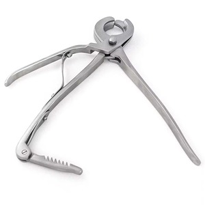 Émaculateur double écraseur de style blanc en acier inoxydable, disponible dans toutes les qualités et types – Outil vétérinaire de castration - Product Image 3
