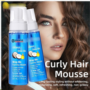 Mousse Espumoso para Rizos con Aceite de Coco y Karité de Marca Blanca, Producto para Peinar el Cabello con Fijación Fuerte, Anti-Frizz y Definición de Rizos - Product Image 5