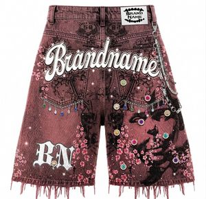 Nouveauté : Créez votre propre short décontracté pour homme, orné de strass, séchage rapide, respirant, écologique, couleur personnalisée - Product Image 2