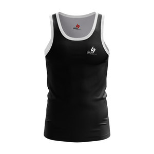 LUUK <b>Men's</b> Sublimation Printed Tank Top Quick Dry Sporty Sleeveless Fitness Shirt O Neck <b>Compression</b> Fit Custom Design Printed - Product Image 4