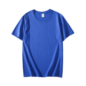 เสื้อยืดคอกลมแขนสั้น 220gsm ผ้าฝ้าย 100% สำหรับผู้ชายและผู้หญิง สวมใส่ได้ทุกวัน สไตล์ลำลอง - Product Image 5
