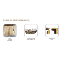 Máquina para marcos de puertas de madera PATER con motor y bomba, máquina automática para fabricar marcos de puertas, potencia de 20 kW