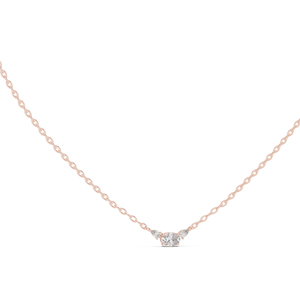 Colgante Moderno de Oro Amarillo de 14K con Diamante Cultivado en Laboratorio de 0.19 Ct, Certificado por IGI, para Mujer |   Ropa de Fiesta |   Diamante Cultivado Nuevo - Product Image 6