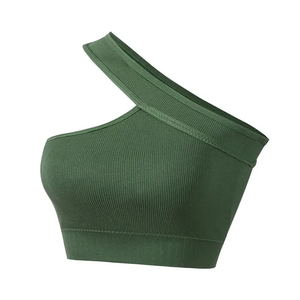 Sujetador Deportivo de Primera Calidad para Mujer, Modelo 2026, Sujetador Deportivo Premium Personalizado de un Solo Hombro, Sujetador Deportivo de Yoga sin Costuras - Product Image 2