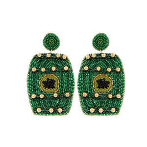 Hermosos Pendientes de Moda para Mujer, Bordados con Cuentas, Hechos a Mano, Multicolores, de la India, por MD HANDICRAFTS - Product Image 4