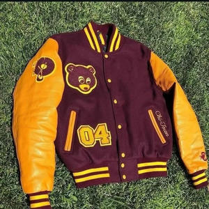 Bomber Letterman OEM personnalisé Veste universitaire brodée de baseball Vestes d'université Old School Usa Vestes d'université vierges pour hommes - Product Image 5