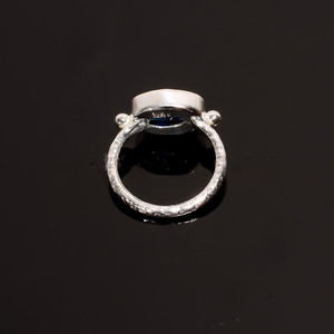 Tanzanite Gemstone <b>Ring</b> 925 Sterling Silver Blue Topaz <b>Ring</b> Handmade Jewelry Dainty <b>Statement</b> <b>Ring</b> For Her - Product Image 4