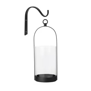 Portavelas Decorativo de Hierro para Pared, Elegante Decoración para el Hogar, Sala de Estar, Dormitorio - Product Image 1