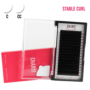 Cils Charmlash en gros, cils individuels en vison, cils en cachemire courbure C CC, cils en cachemire ultra noirs personnalisables - Product Image 1