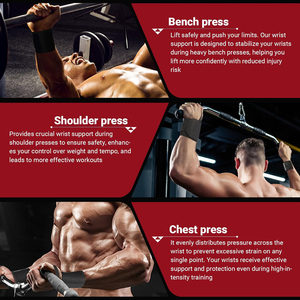 Sangles de poignet pour le fitness, soutien pour le cross-training, équipement de fitness fonctionnel pour la salle de sport - Product Image 6